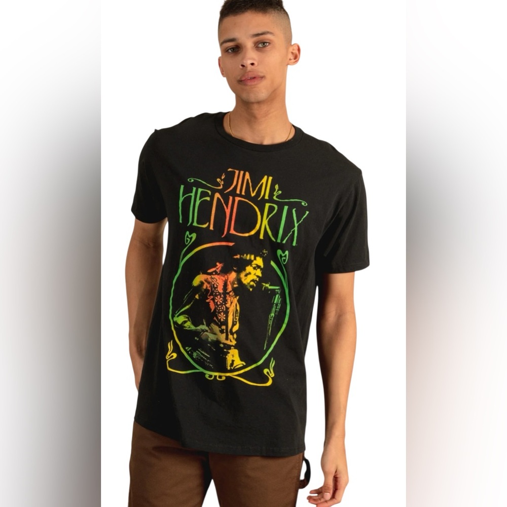 Jimi Hendrix Black T Shirt Authentic Hendrix Brand Size Small